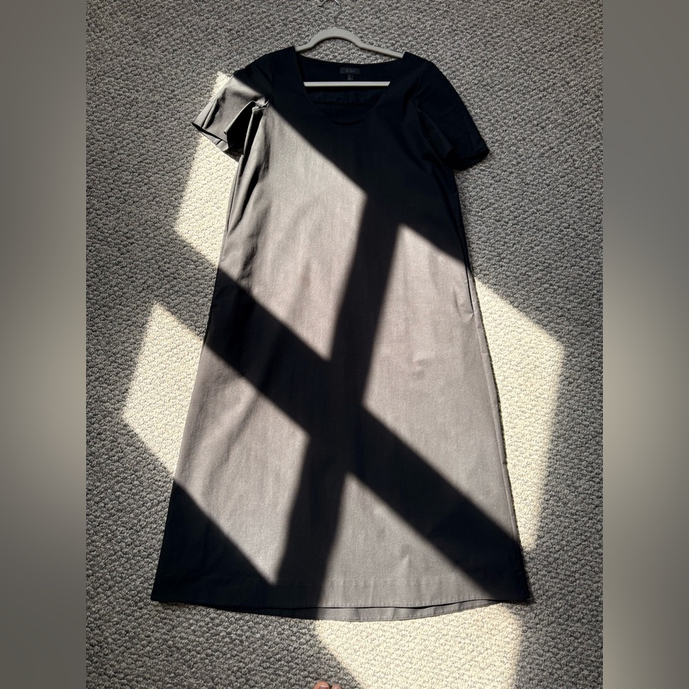 COS Black Dress with Elegant Design